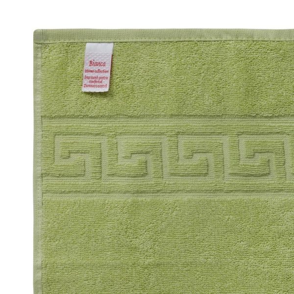 Prosoape Prosop de baie Bianca Cu Model Grecesc- verde - 70x140 cm 1