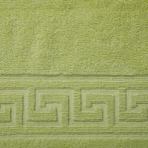 Prosoape Prosop de baie Bianca Cu Model Grecesc- verde - 70x140 cm 1