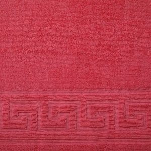 Prosop de baie Bianca Cu Model Grecesc- fuchsia - 50x90 cm cm