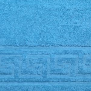 Prosop de baie Bianca Cu Model Grecesc – turquoise – 70×140 cm 4