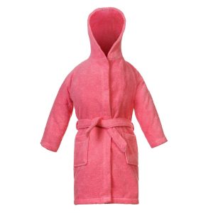 Halate de baie copii cu gluga Bianca culoare fuchsia (3)